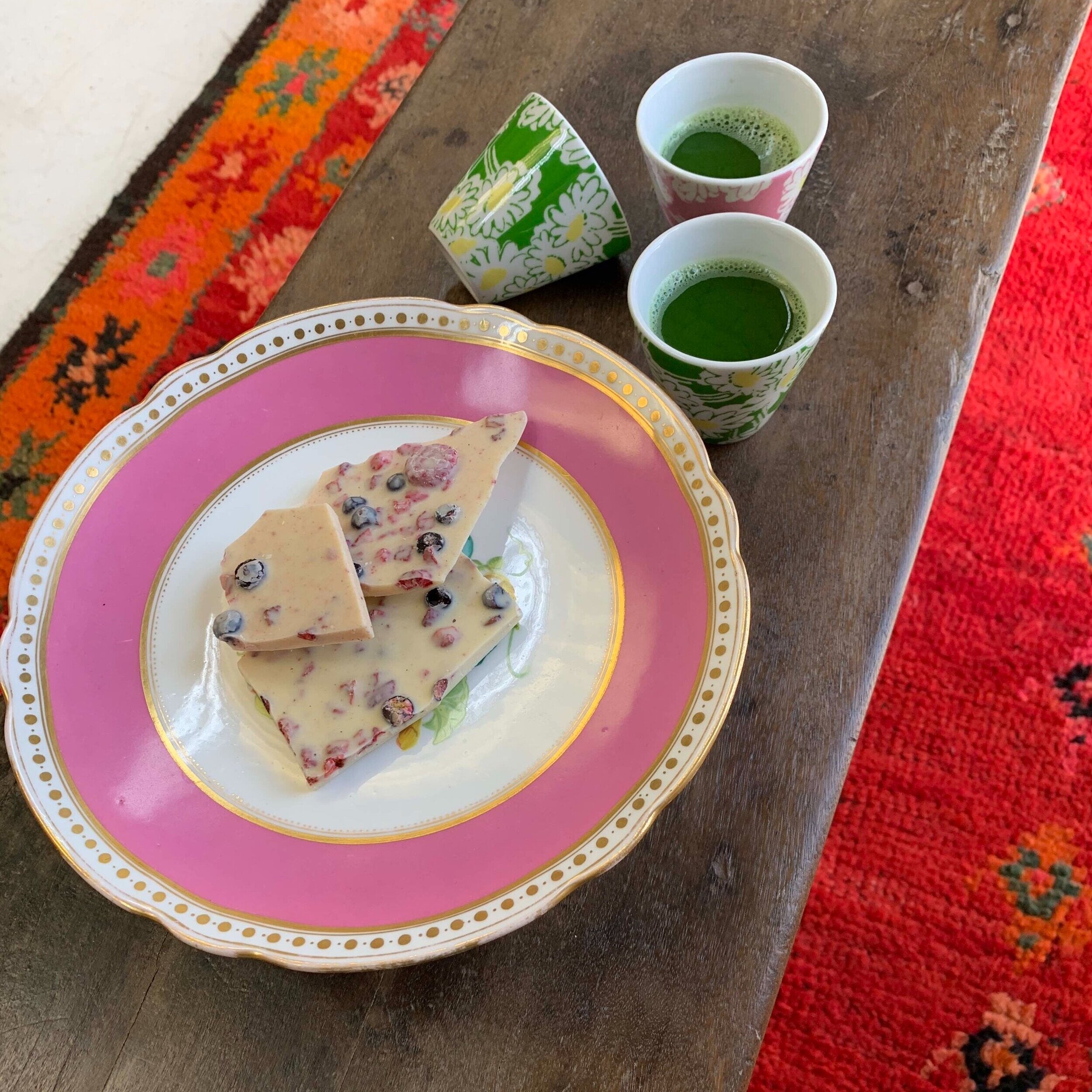 Matcha tea & White chocolate