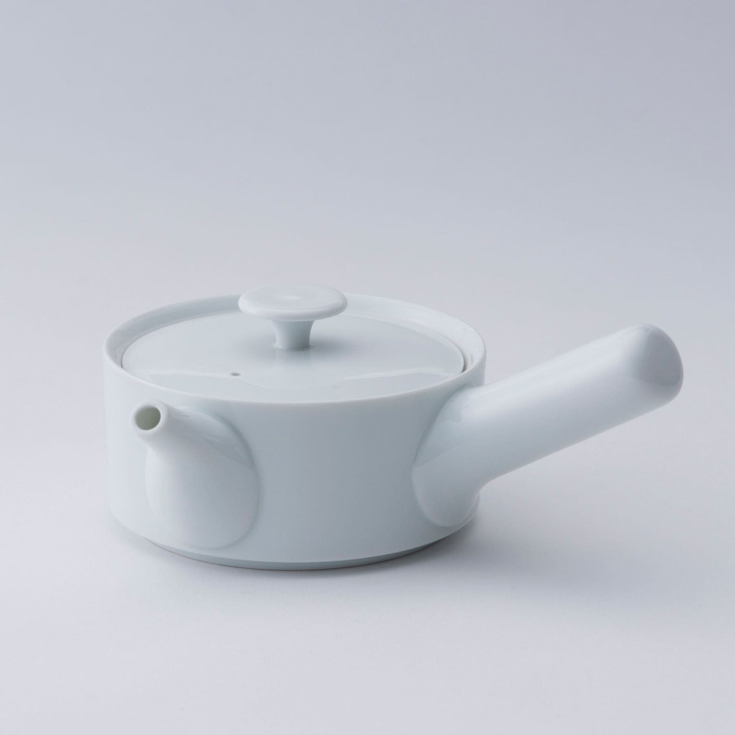 White Porcelain Kyusu (Tea Pot)
