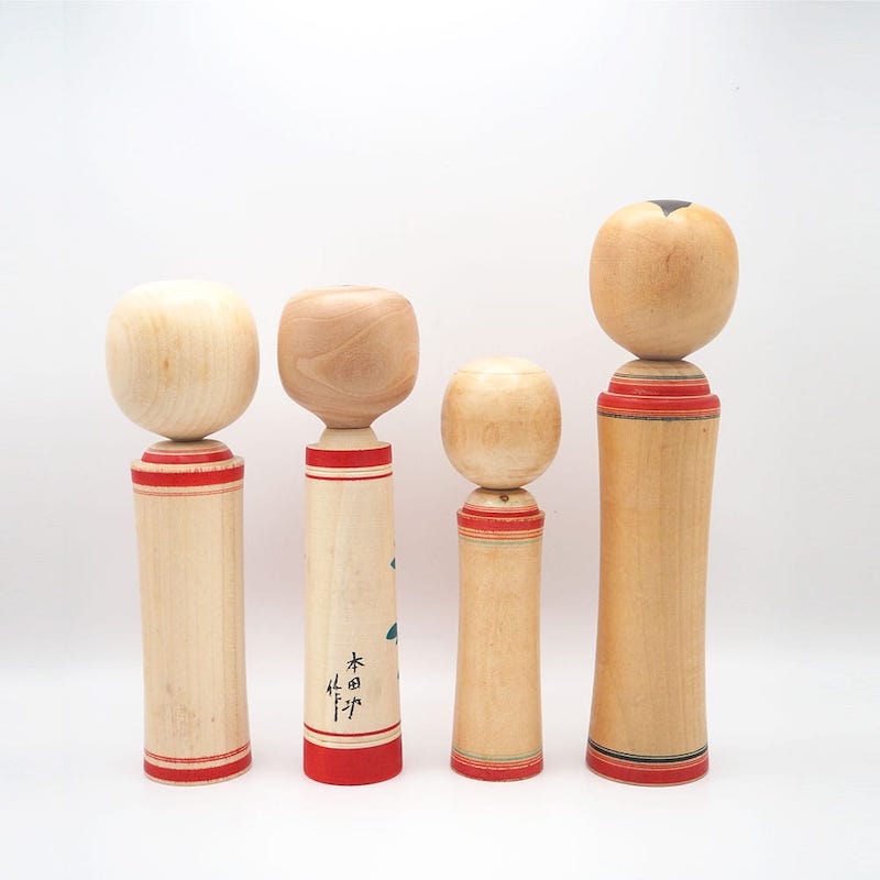 Medium Vintage Kokeshi