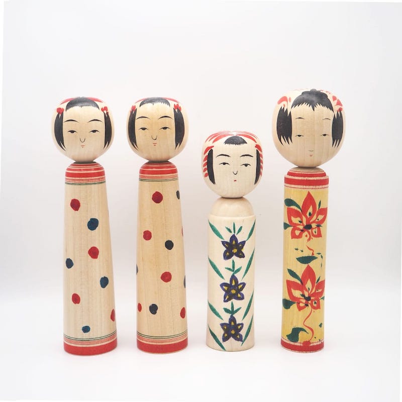 Medium Vintage Kokeshi