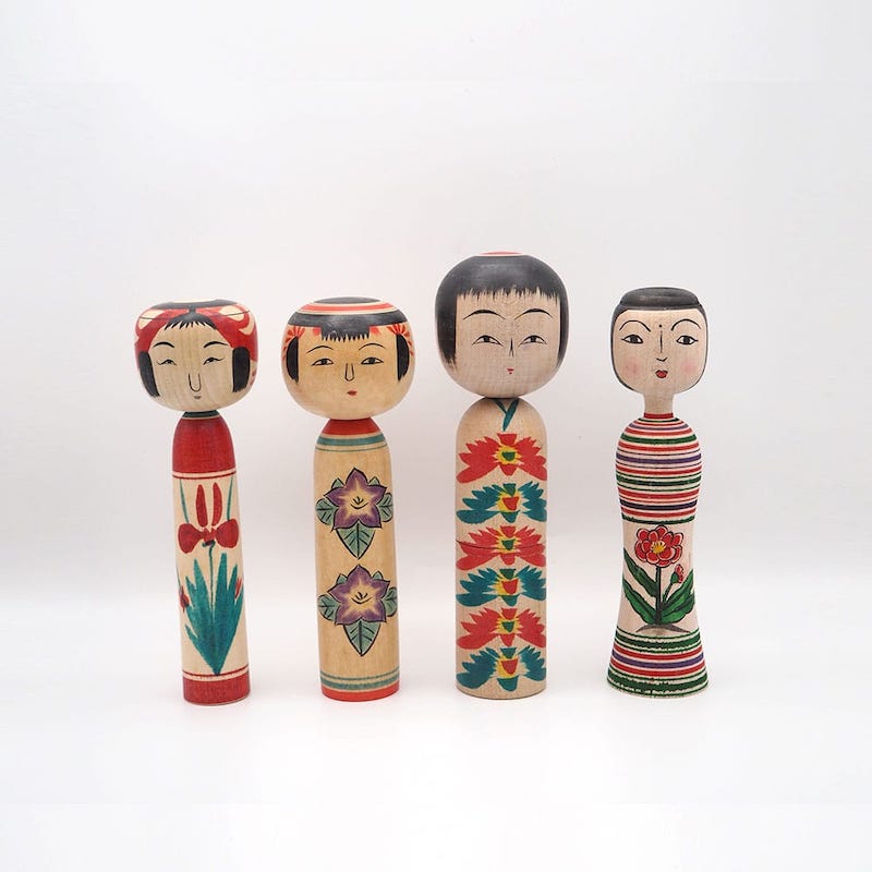 Medium Vintage Kokeshi