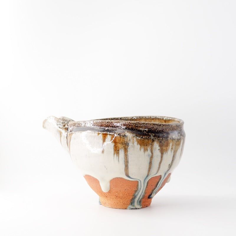 Chosen Karatsu Matcha Tea Bowl / Katakuchi