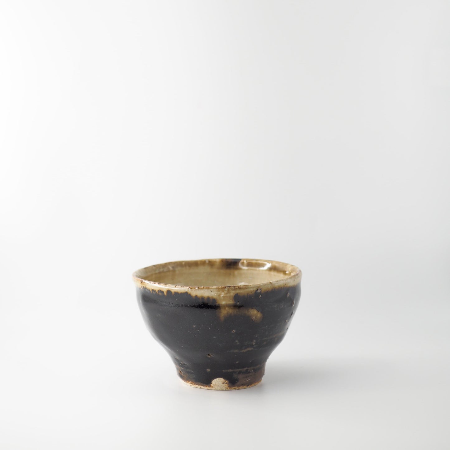 Handcrafted Kumidashi Black Cup from Mashiko