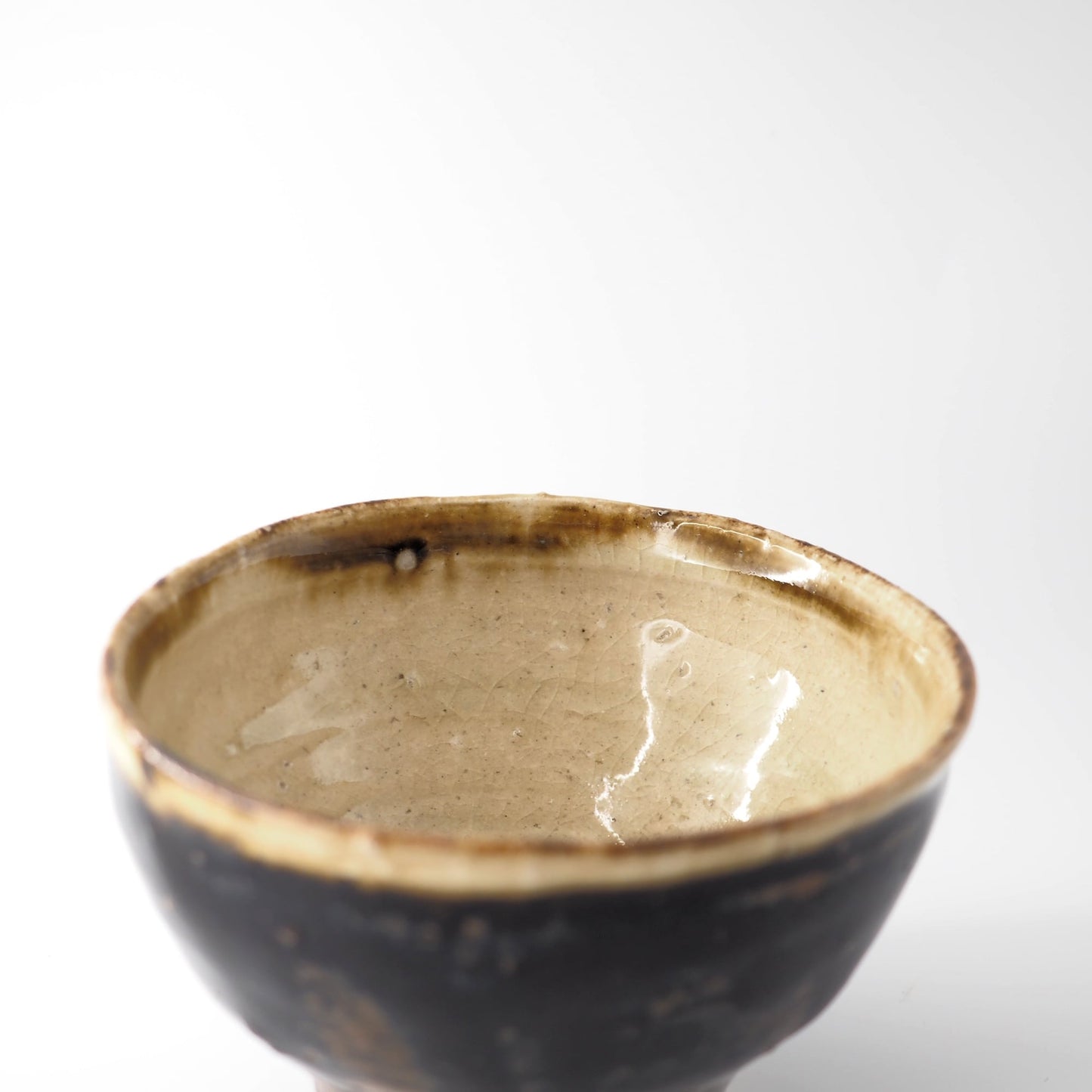 Handcrafted Kumidashi Black Cup from Mashiko