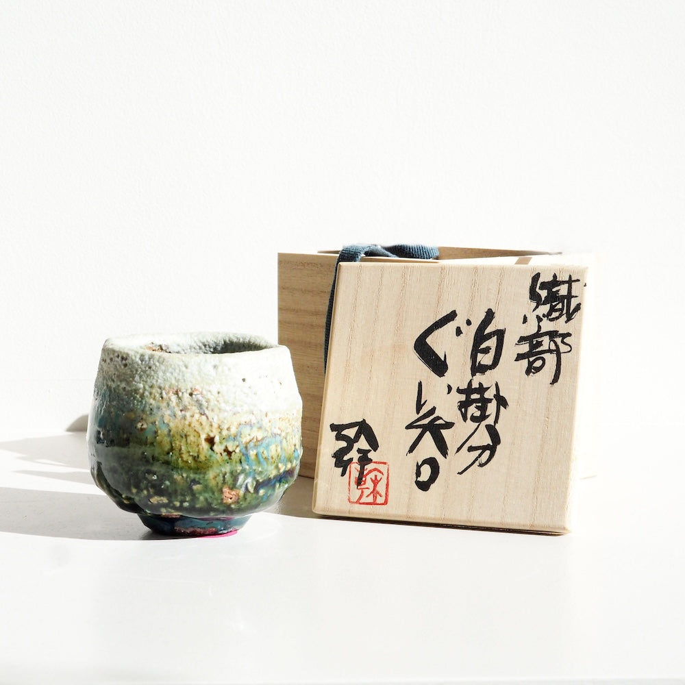 White Oribe Small Cup