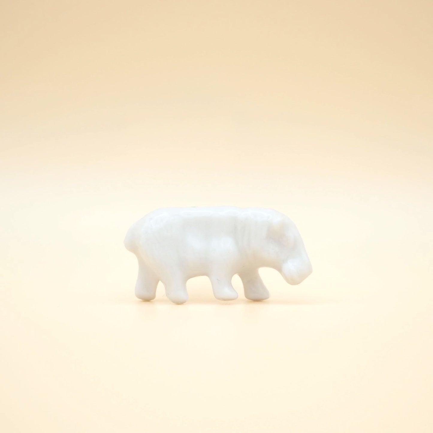 Yukiko Kitahara - Porcelain Hippo Pin Brooch