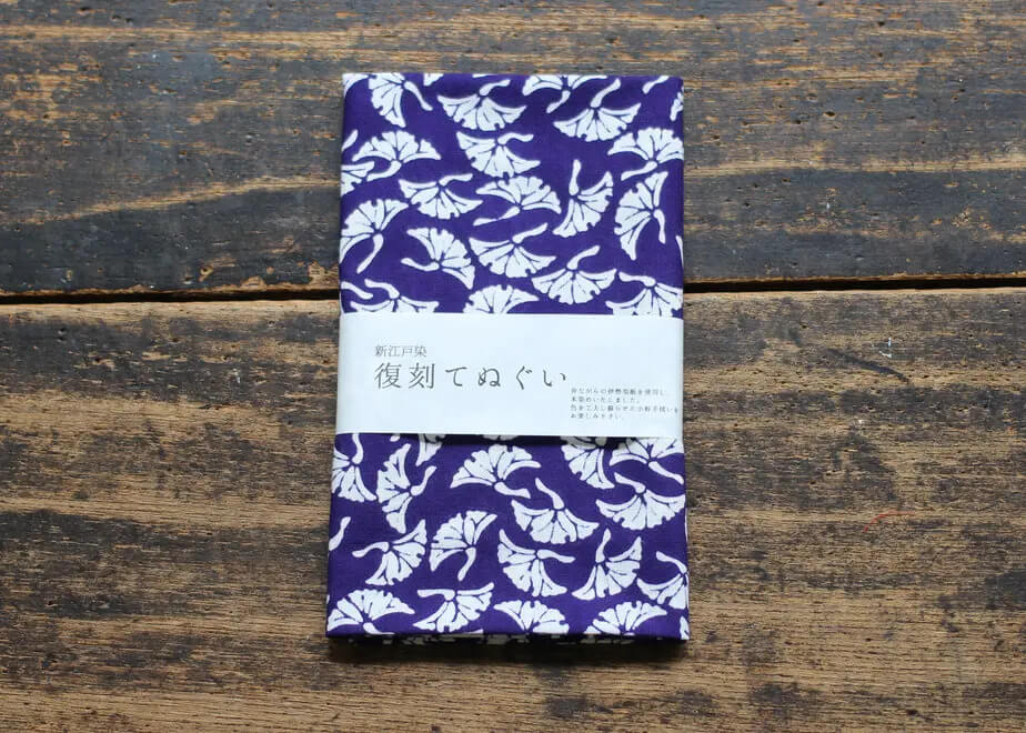 Flower Pattern Tenugui Cloth