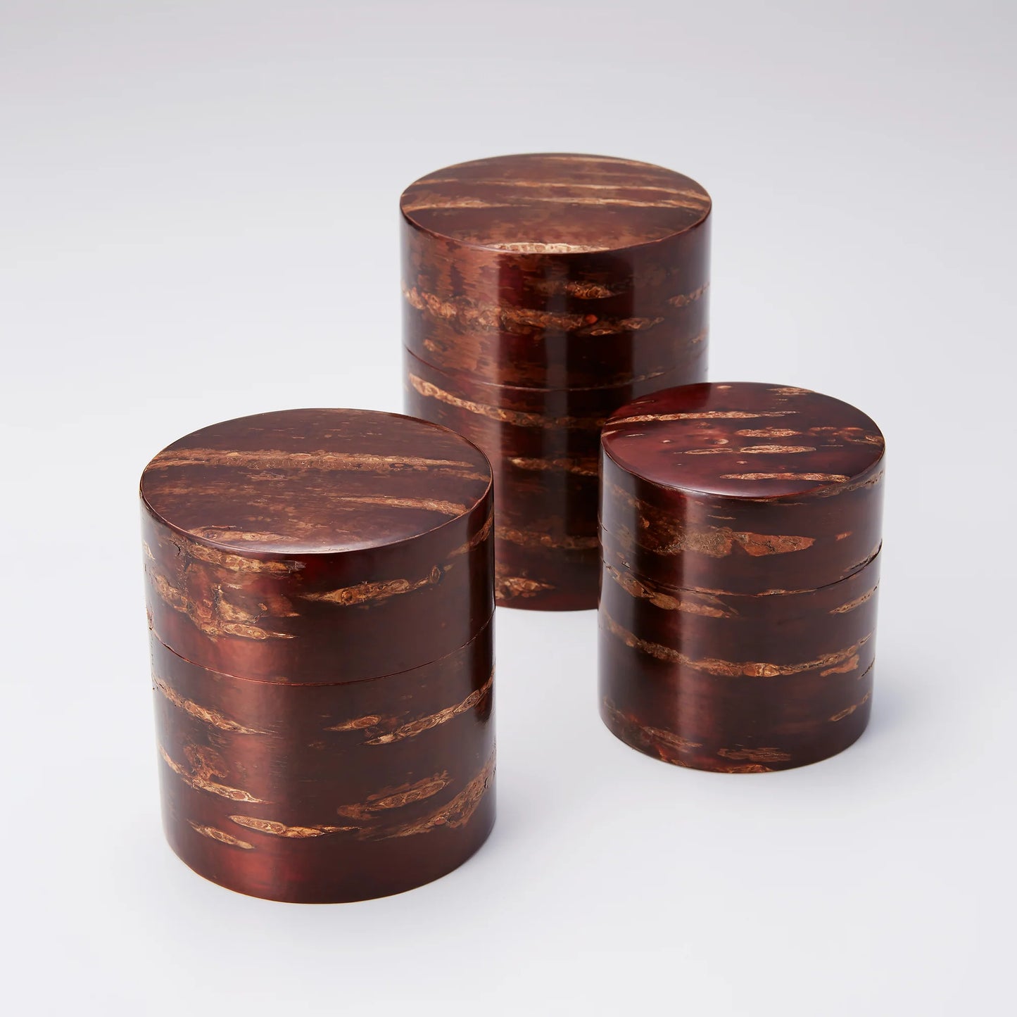 Cherry Bark Hiragata Tea Caddy