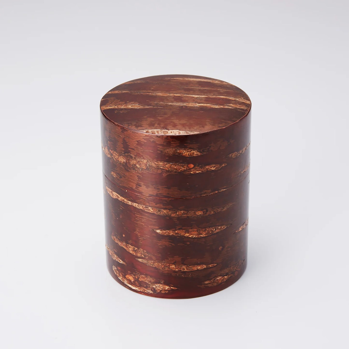 Cherry Bark Hiragata Tea Caddy
