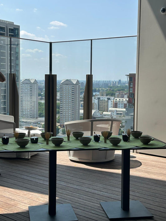 Skyscraper Yoga Terrace Serenity Elevates Matcha Moments: A Tea Ceremony Workshop for Berkeley Real Estate