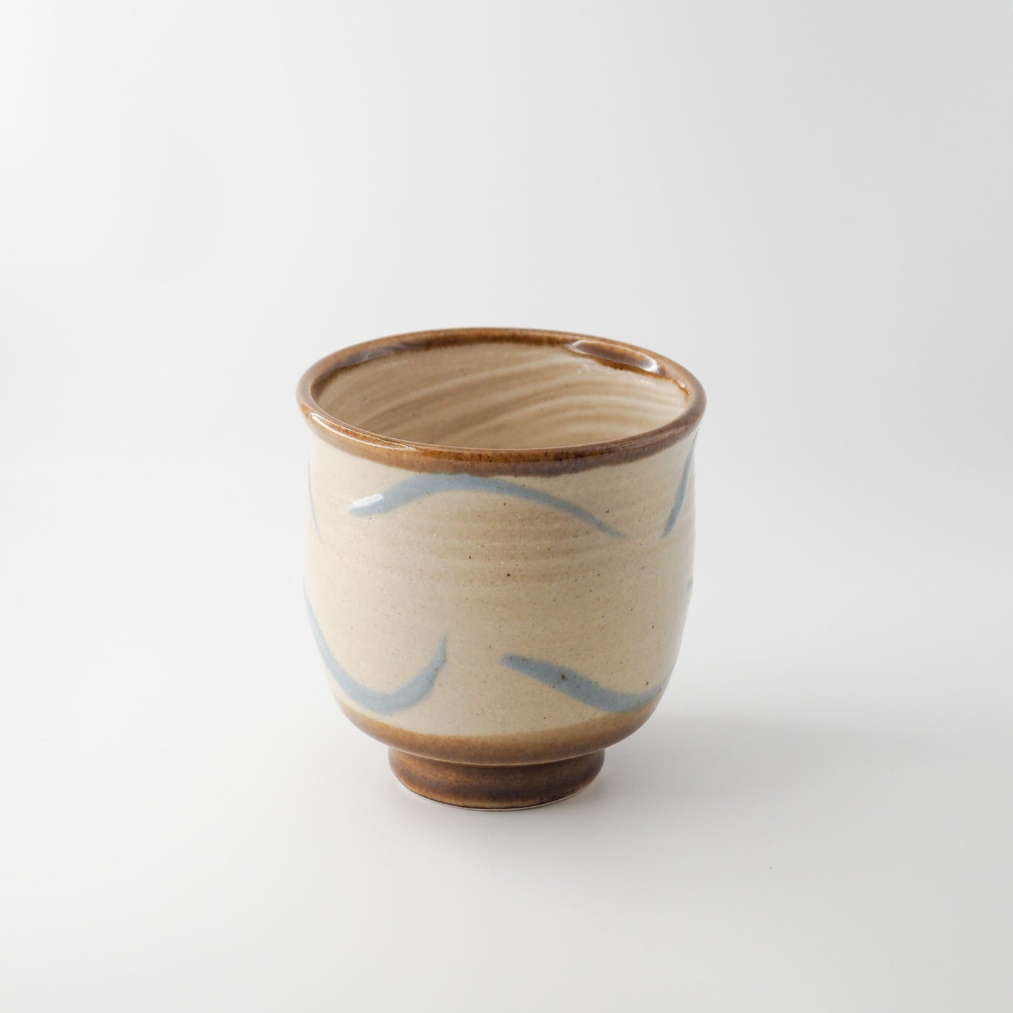 Handcrafted Yunomi Tea Cup by Akashi Shosaku