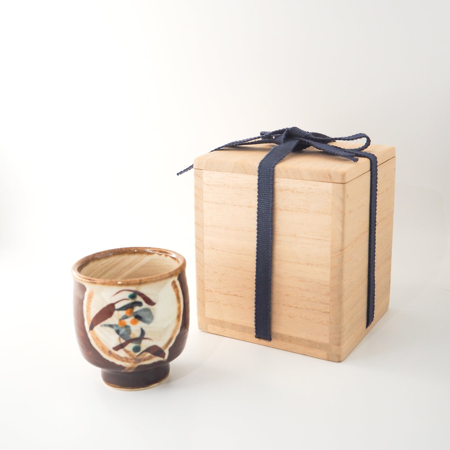 Handcrafted Sake Cup by Akashi Shosaku