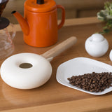 White Porcelain Coffee / Tea Roaster