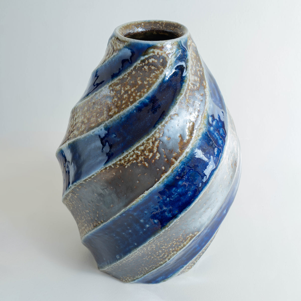 Vase, salt-glaze