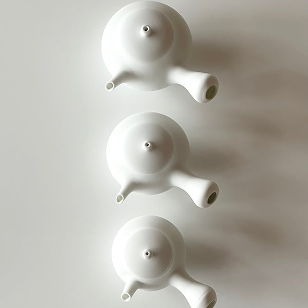 White Kyusu Teapot
