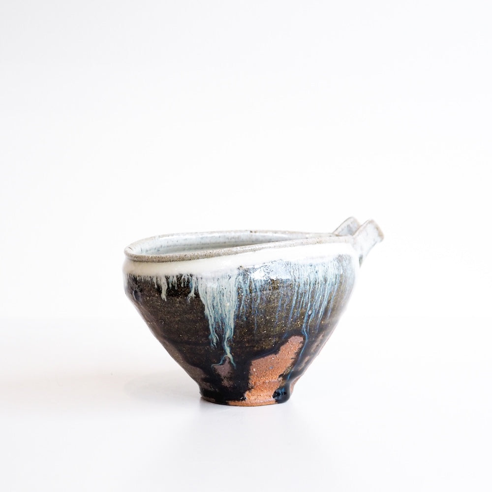 Chosen Karatsu Dark Katakuchi Pouring Pot