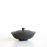 Hand Thrown Black Shiboridashi (Tea Pot) from Tokoname