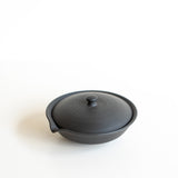 Hand Thrown Black Shiboridashi (Tea Pot) from Tokoname