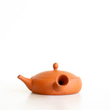 Hand Thrown Terracotta Red Kyusu (Tea Pot) from Tokoname