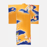 Antique Mustard Furisode Kimono