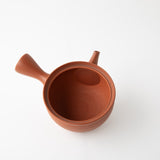 Hand Thrown Red Kyusu (Tea Pot) from Tokoname - Hokuryu