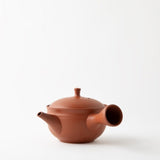 Hand Thrown Red Kyusu (Tea Pot) from Tokoname - Hokuryu