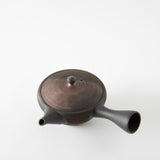 Hand Thrown Brown Kyusu (Tea Pot) from Tokoname - Cha Hamon