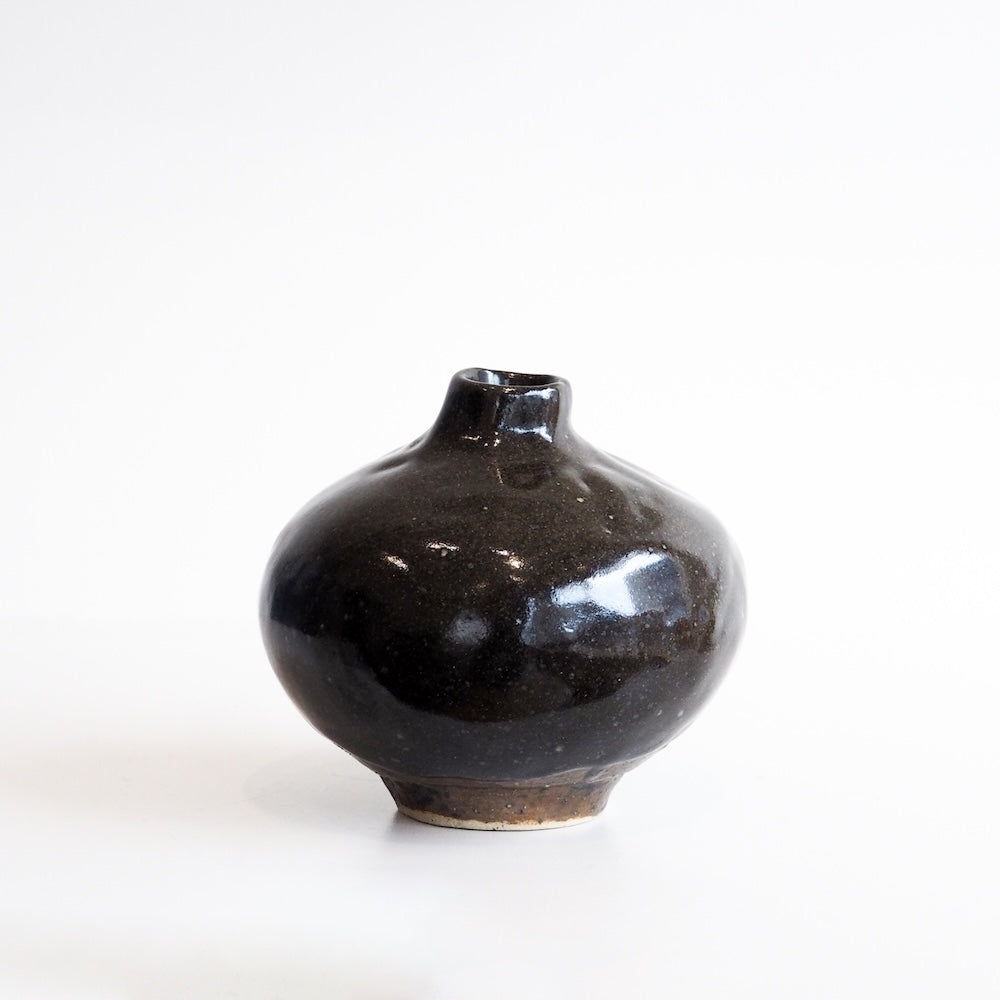 Handcrafted Black Flower Vase