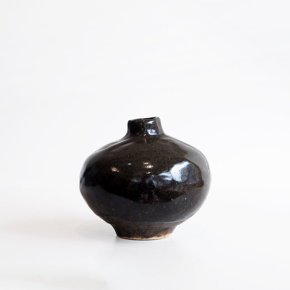 Handcrafted Black Flower Vase