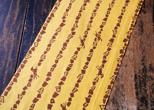 Tenugui Cloth - New Year's Pattern