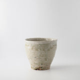 Handcrafted Kumidashi Ivory Yunomi