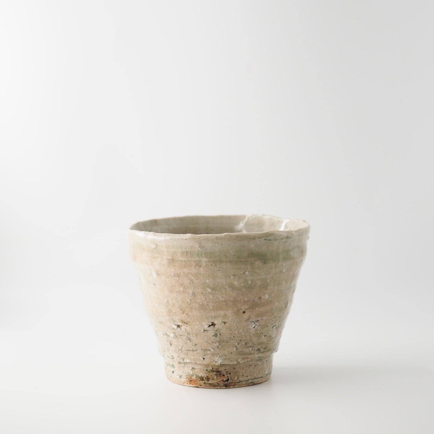 Handcrafted Ivory Yunomi from Mashiko