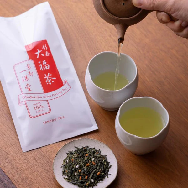 Obukucha (Good Fortune Tea) | New Year's Genmaicha from Ippodo