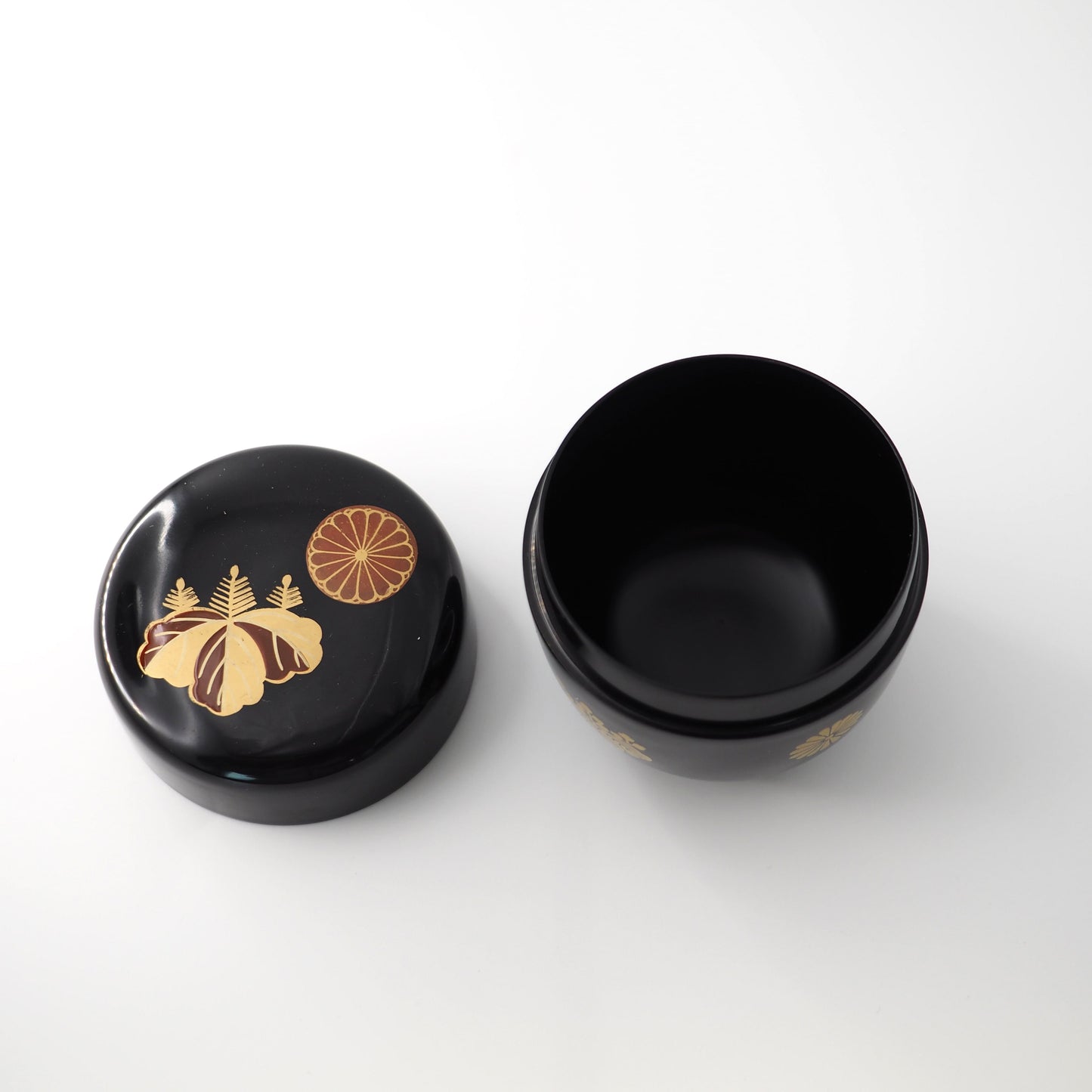 Black Natsume (matcha tea caddy)