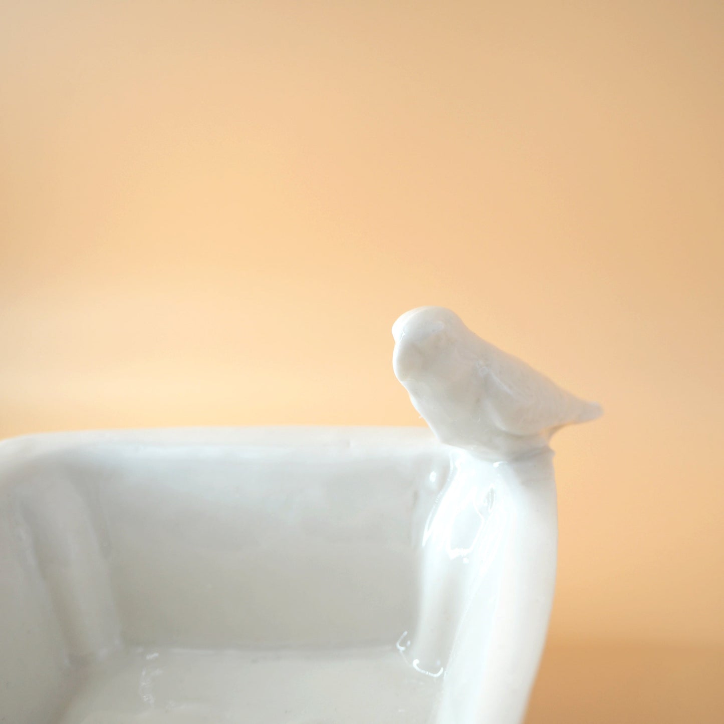 Yukiko Kitahara - Porcelain Animal Bowl, Parakeet