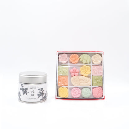 Matcha and Wasanbon Sweets Gift Set