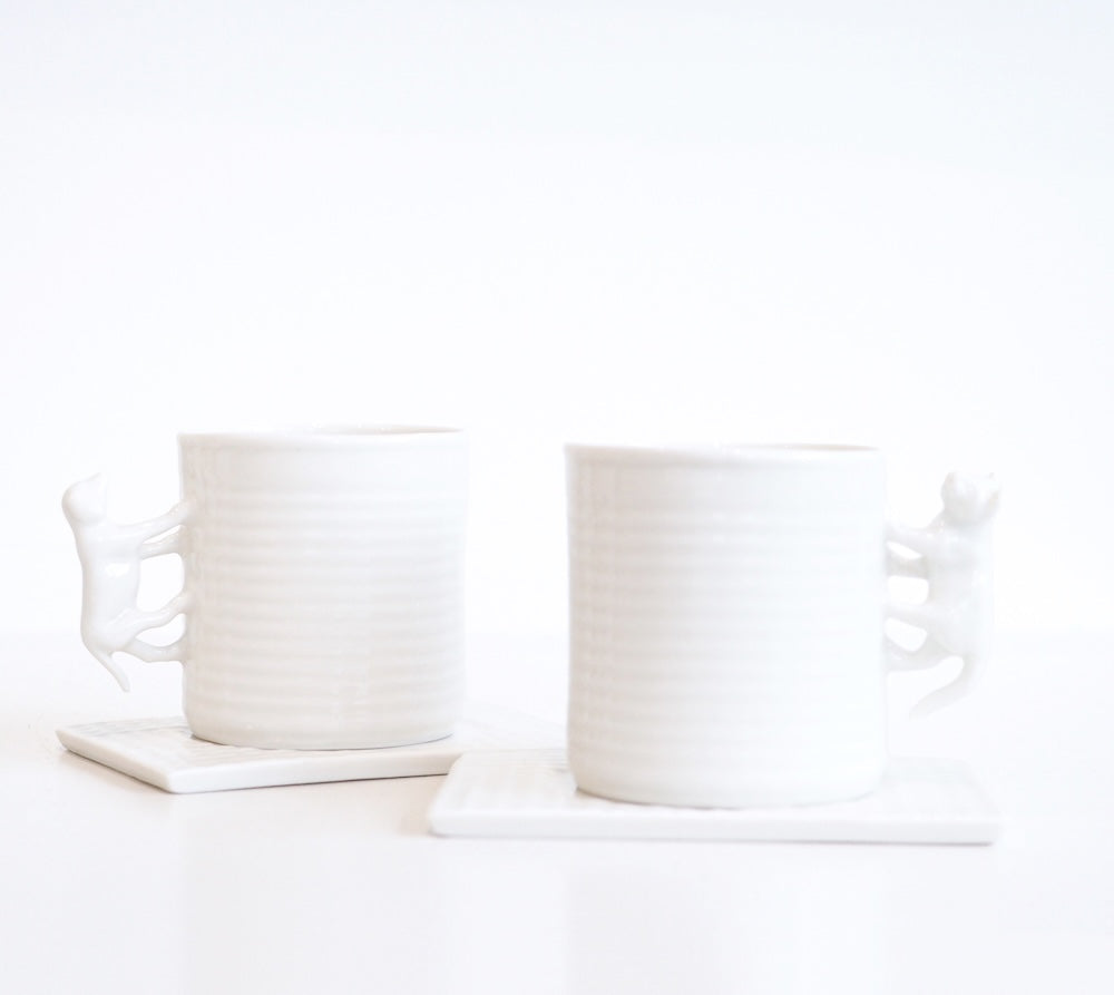 Animal Companion Porcelain Cup and Saucer Gift Set