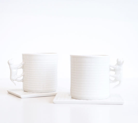 Animal Companion Porcelain Cup and Saucer Gift Set