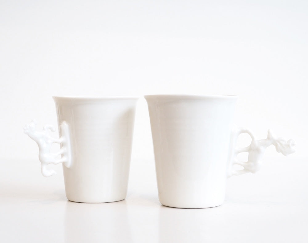 Small Animal Porcelain Cup Gift Set