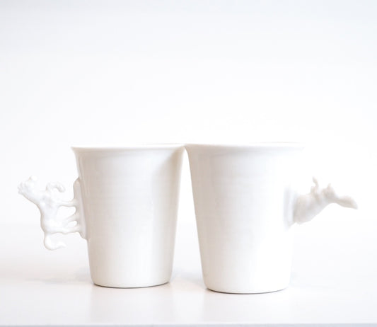 Small Animal Porcelain Cup Gift Set