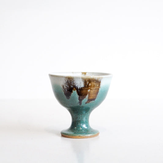 Mashiko Blue Tall Guinomi Cup