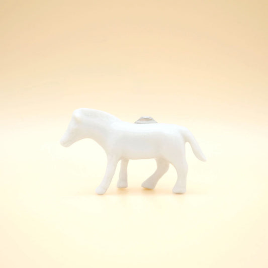 Yukiko Kitahara - Porcelain Horse Pin Brooch