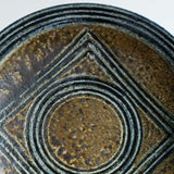 Plate, salt-glaze