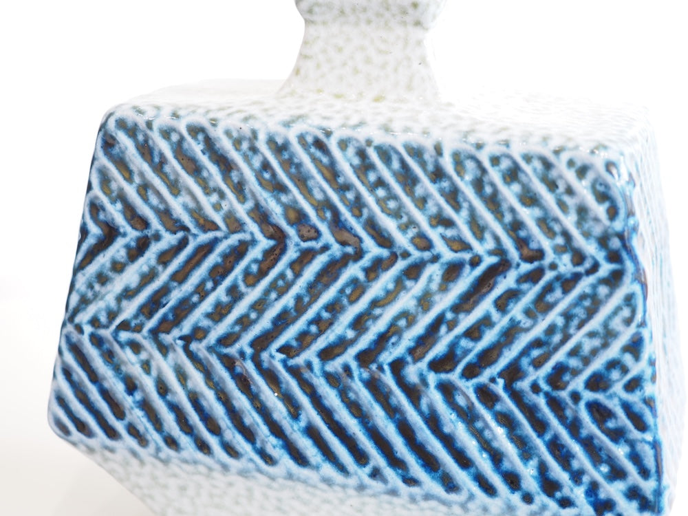 Mashiko Wide Shioyaki Flower Vase