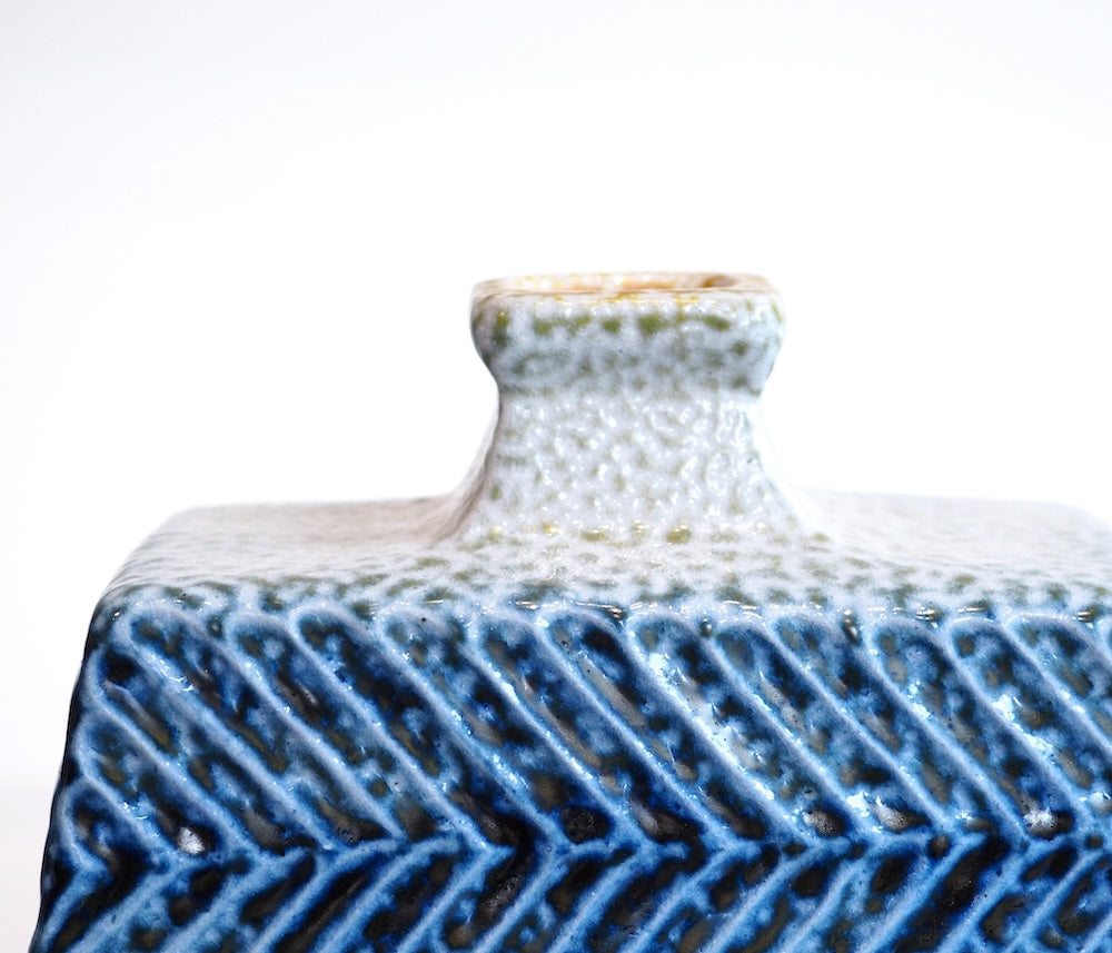 Mashiko Wide Shioyaki Flower Vase