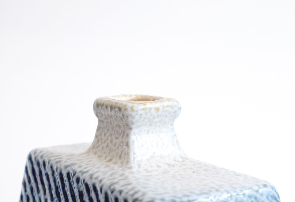 Mashiko Wide Shioyaki Flower Vase