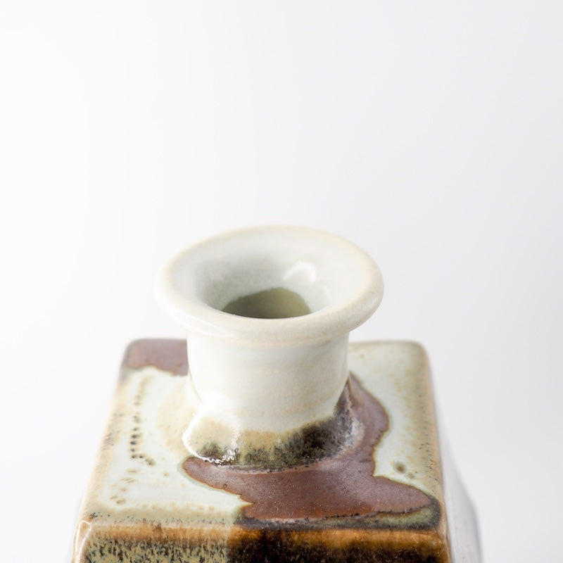 Mingei Flower Vase, Diamond Shaped
