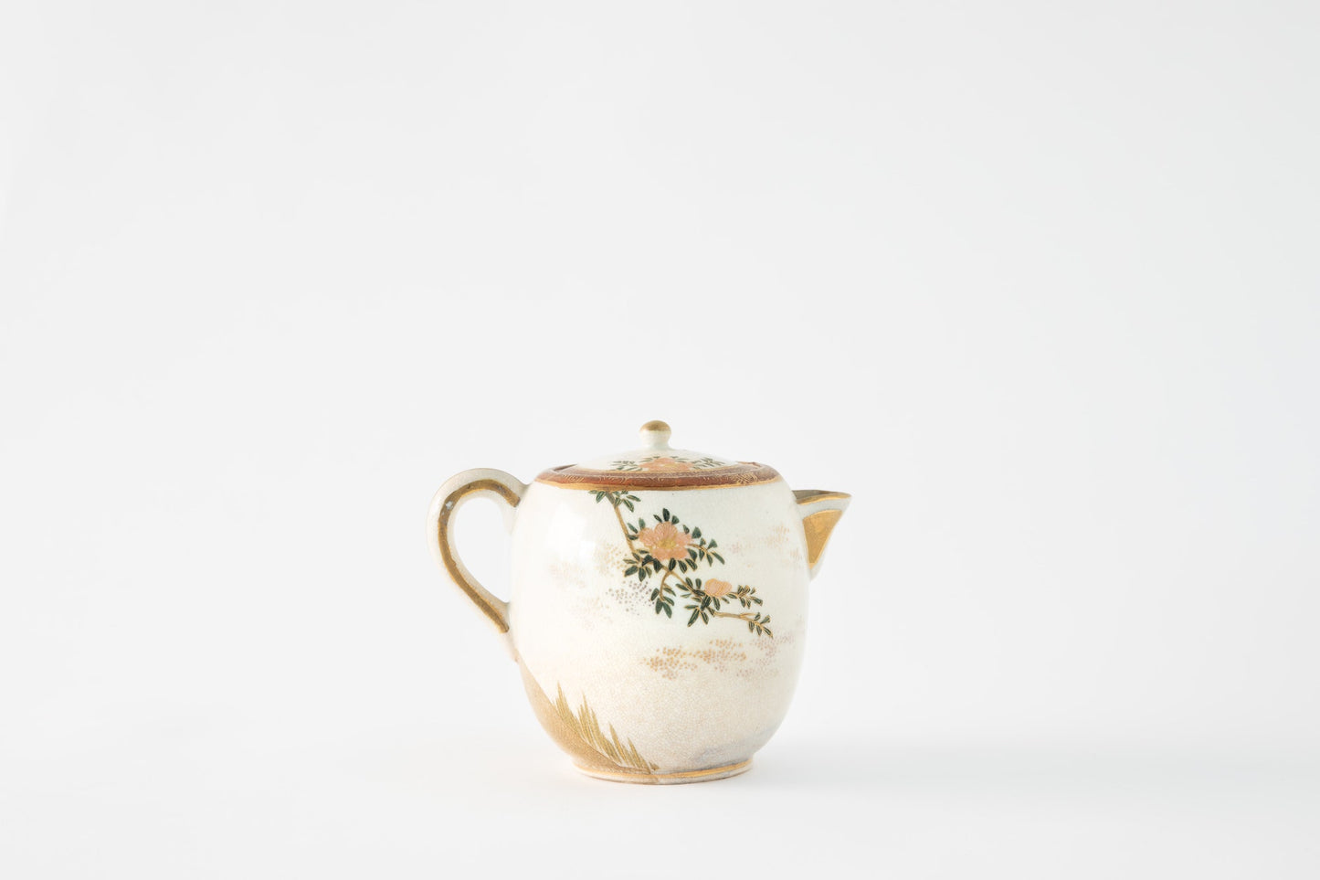 Antique Meiji Japanese Satsuma-Yaki  Small Teapot
