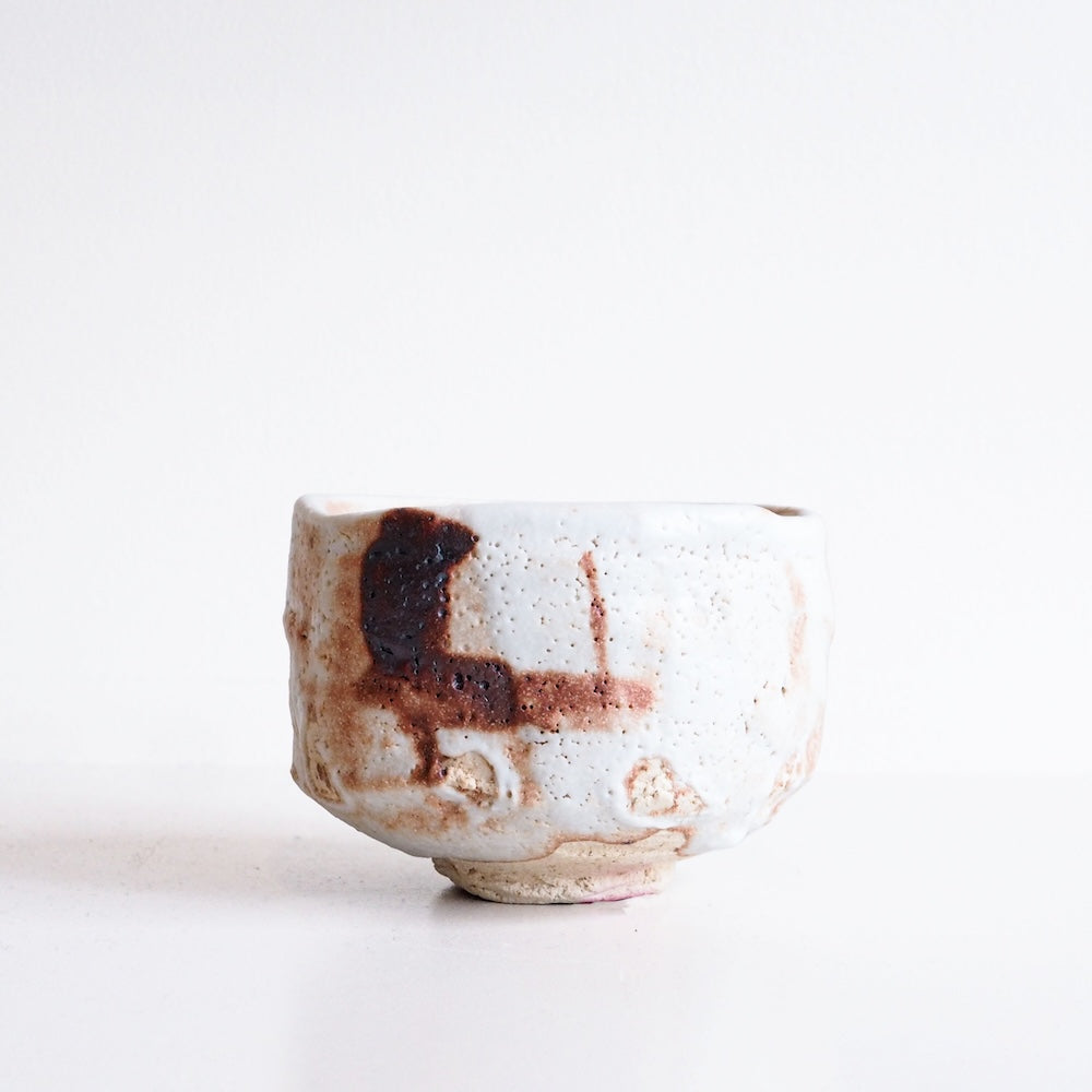 White Shino Matcha Tea Bowl