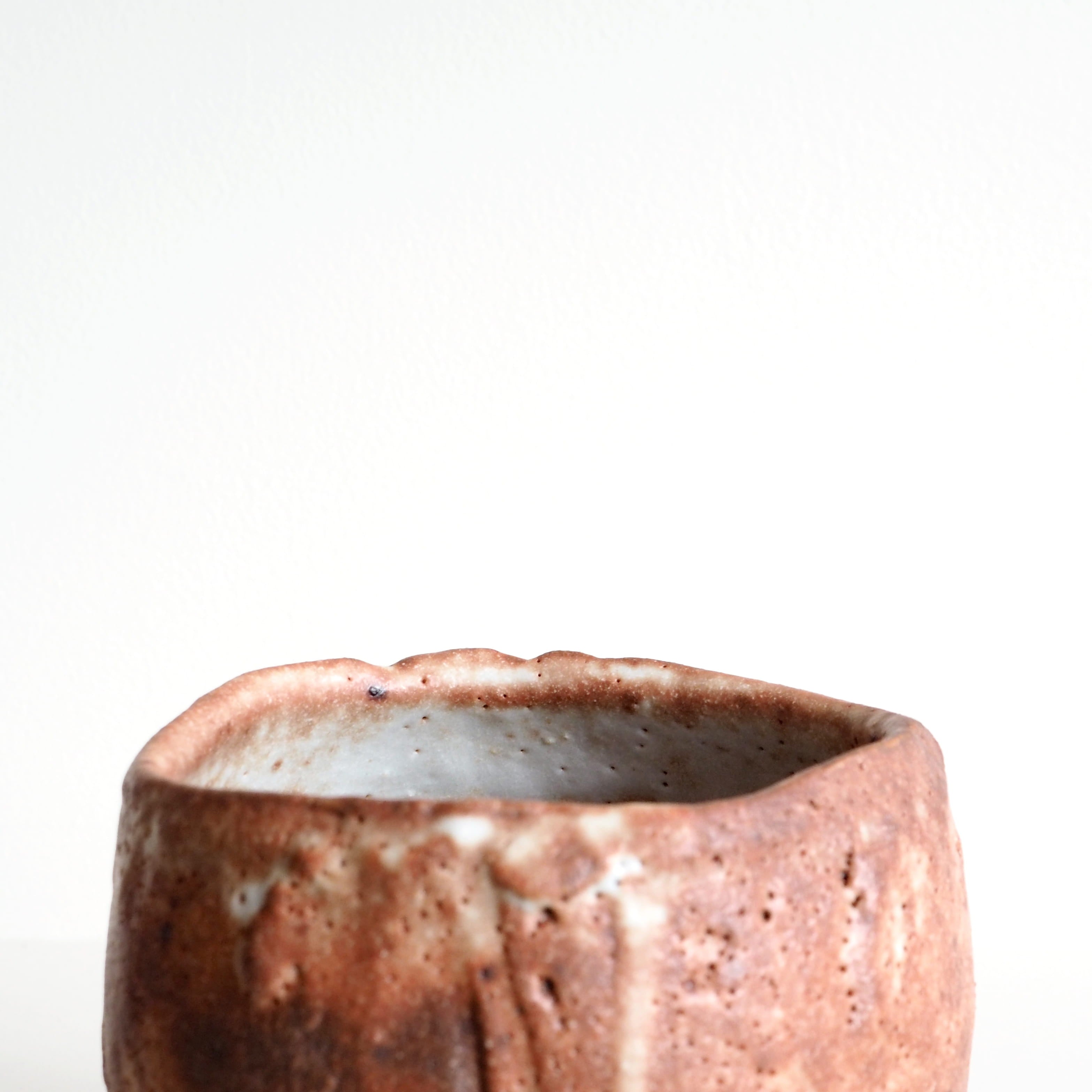 Red Shino Tea Bowl